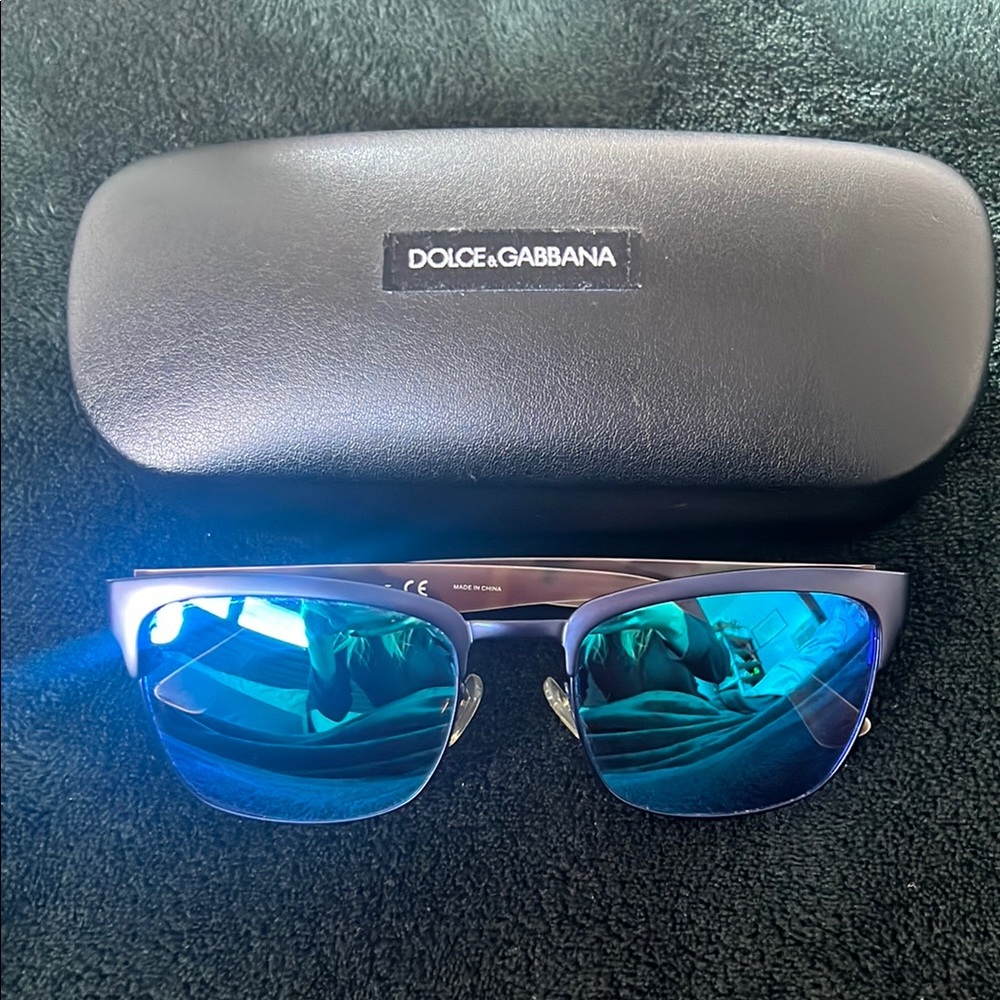 Men’s Dolce & Gabbana Blue Sunglasses
